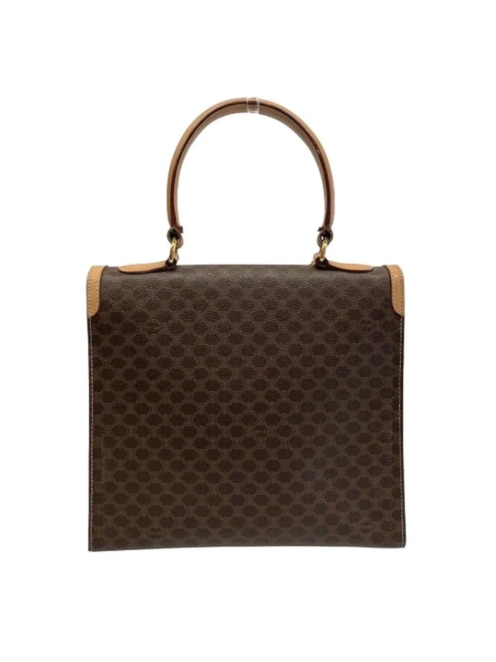 Celine Macadam Handbag Brown